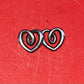 Pre-Owned James Avery Retired Sterling Silver Heart Strings Earrings