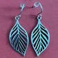 Pre-Owned James Avery Retired Sterling Silver Leaf Earrings