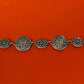 Pre-Owned James Avery Retired Rare & HTF Sterling Silver Sun Celestial Link Bracelet