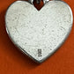 Pre-Owned James Avery Retired Sterling Silver Cable Chain With Large Heart Bracelet