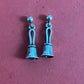 Pre-Owned James Avery Retired Sterling Silver Bell Post Earrings