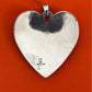 Pre-Owned Retired James Avery Silver Vintage Floral Heart Pendant