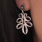 Pre-Owned James Avery Retired Sterling Silver Ribbon Post Earrings