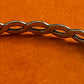 Pre-Owned Retired James Avery Sterling Silver Hammered Twisted Wire Bangle Bracelet