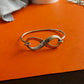 Pre-Owned James Avery Retired Sterling Silver Infinity Hook On Bracelet