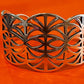 Pre-Owned James Avery Retired Sterling Silver WIDE Swirl Cuff Bracelet HEAVY