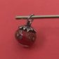 Preowned James Avery Retired Hard to Find FALL LEAF FINIAL Glass Art Bead