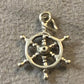 .925 Sterling Silver Boat Wheel Charm