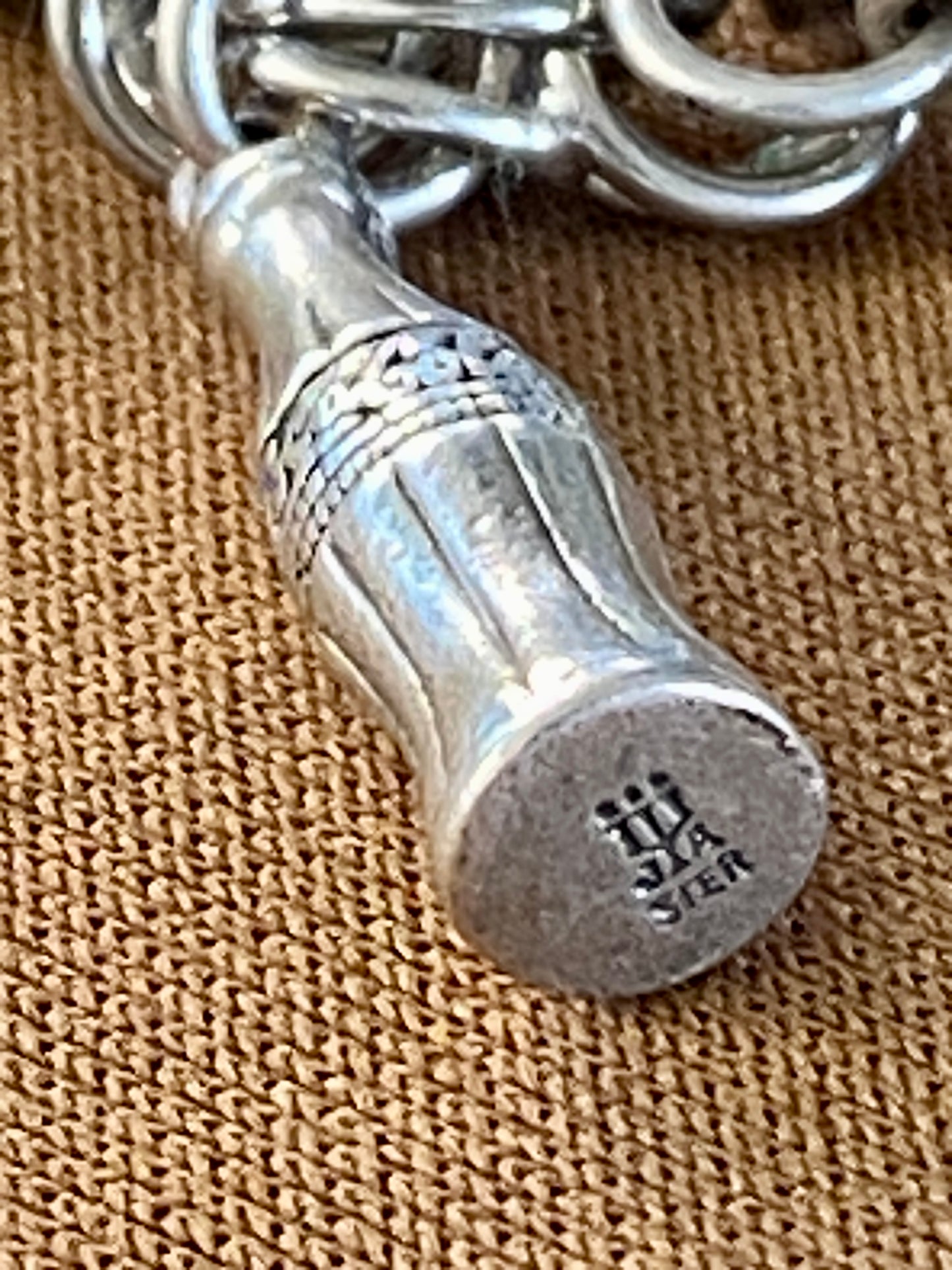 Pre-Owned James Avery Retired RARE HTF Silver Coke Bottle Charm