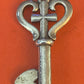 Pre-Owned James Avery Retired Silver Key of Faith Pendant