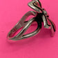 Pre-Owned James Avery Retired Flower Silver & Copper Ring Size 8.5