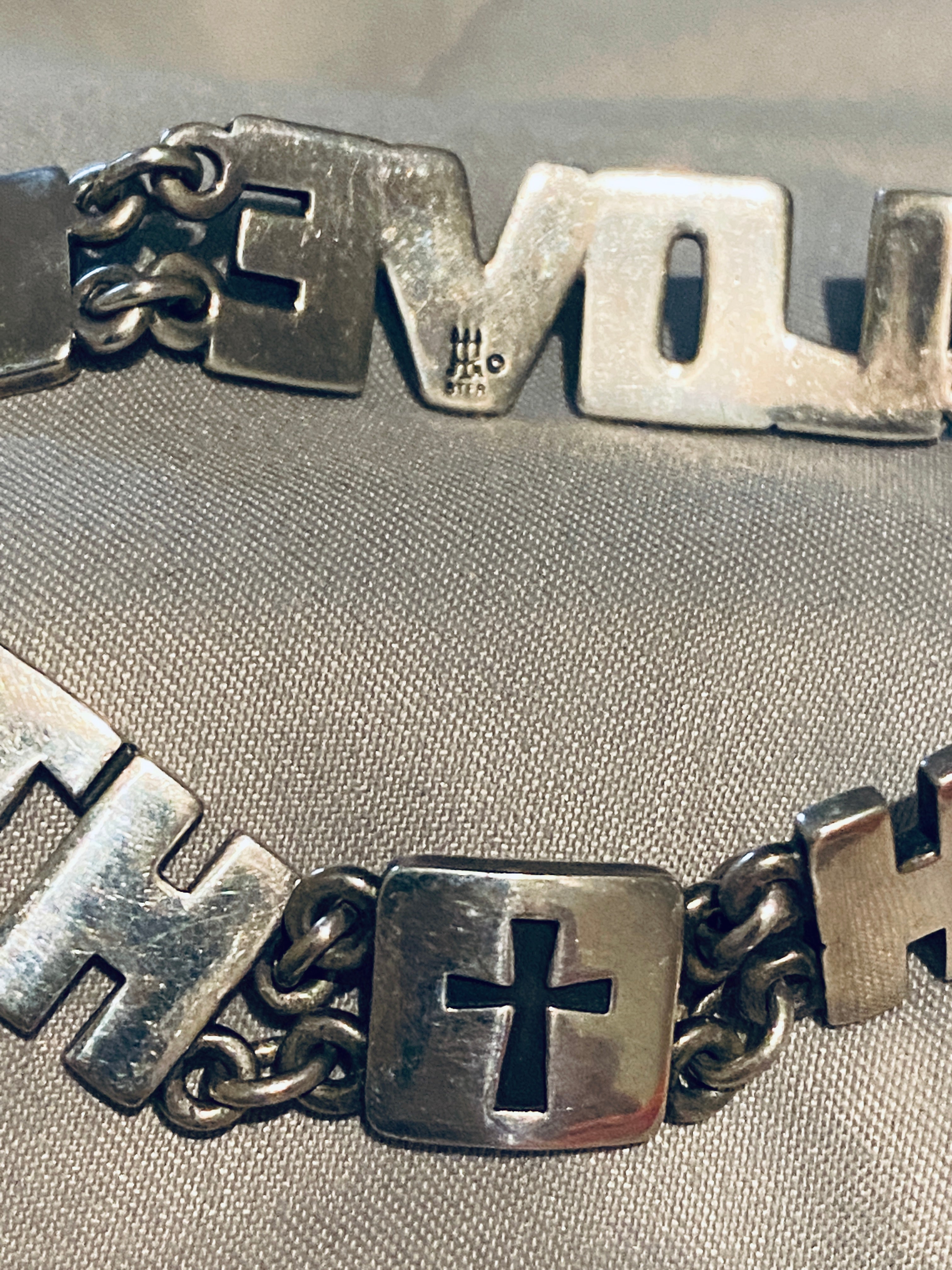Intention Word Bracelet | Faith Hope Love – S Design Jewelry