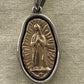 Pre-Owned James Avery Retired RARE HTF 14k Gold and Silver Virgin Charm or Pendant