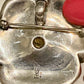 Pre-Owned James Avery Retired Rare Large Floral Citrine Silver Pendant / Pin