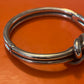 Pre-Owned James Avery Retired Bold Silver Lovers Knot Bangle Clasp Bracelet M