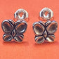 Pre-Owned James Avery Retired Silver Butterfly Earrings