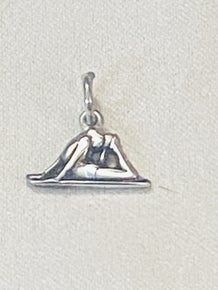 Pre-Owned James Avery Retired Silver Yoga Charm