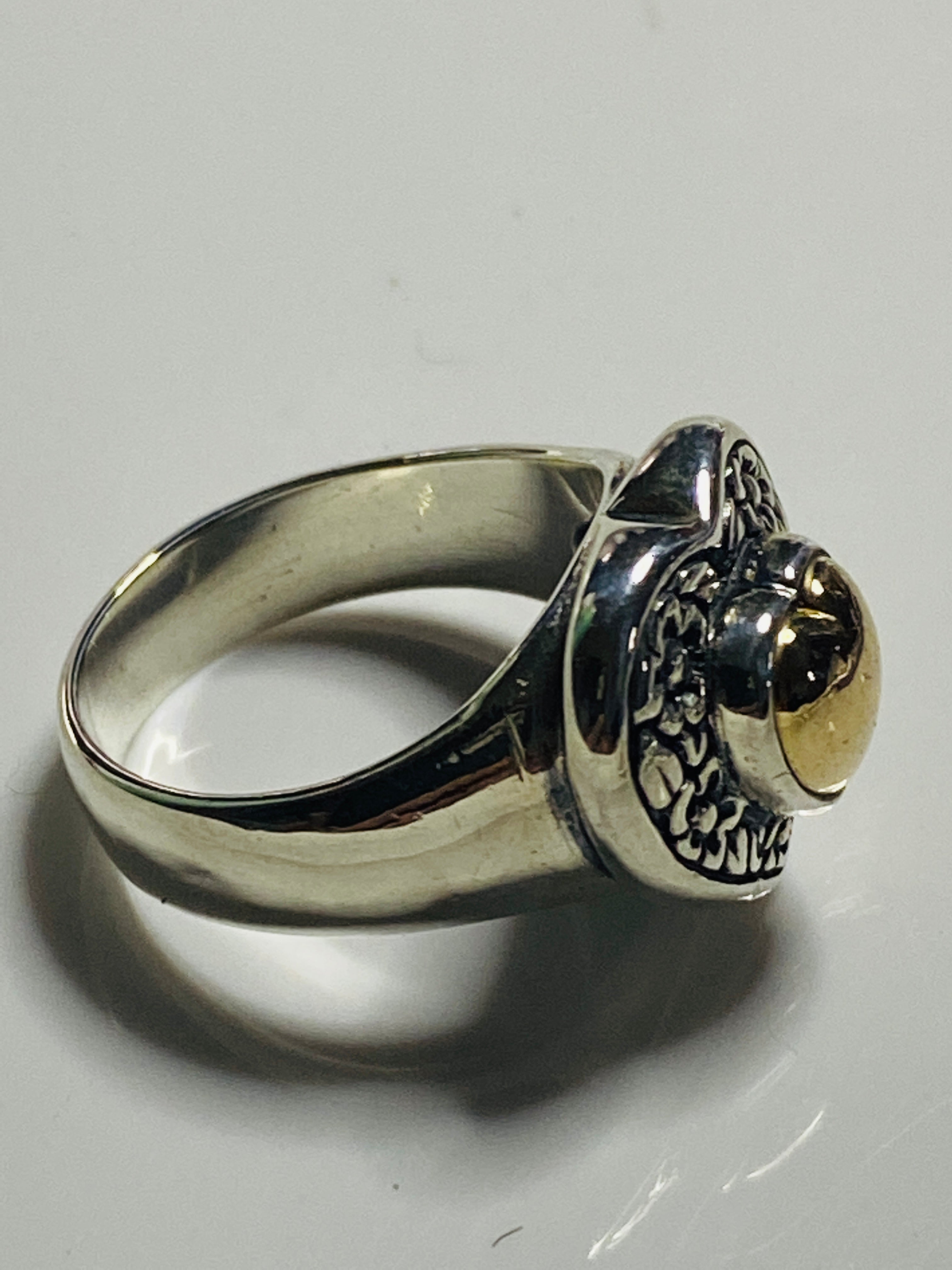 James avery gold on sale and silver ring