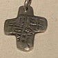 Pre-Owned James Avery Retired & HTF PIECES OF EIGHT Silver Cross Pendant