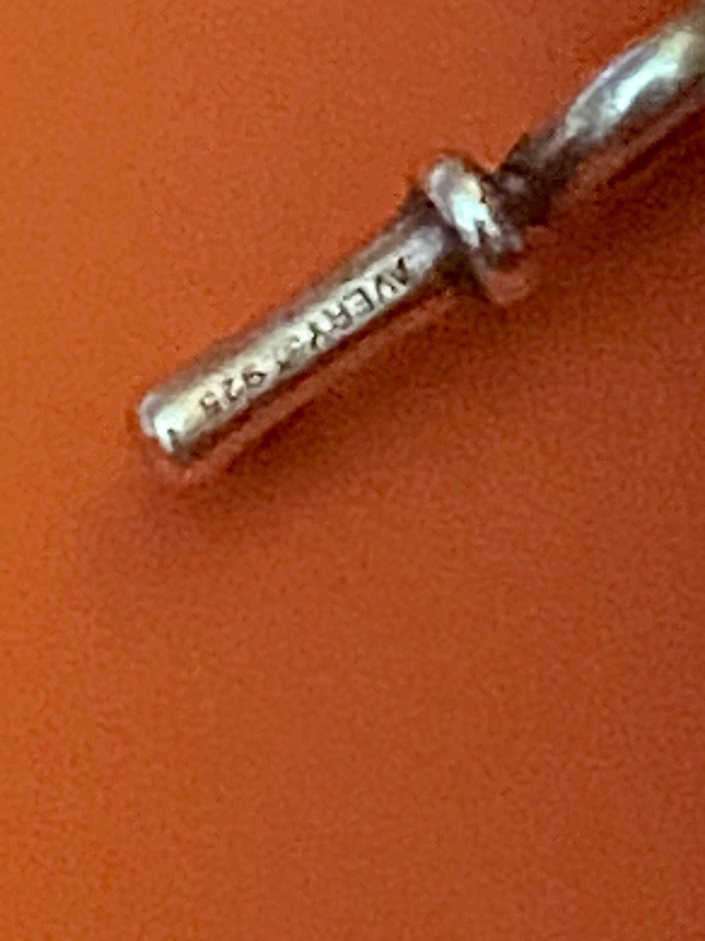 Pre-Owned James Avery Retired & HTF Silver WELCOME HOME Door and Key Charm