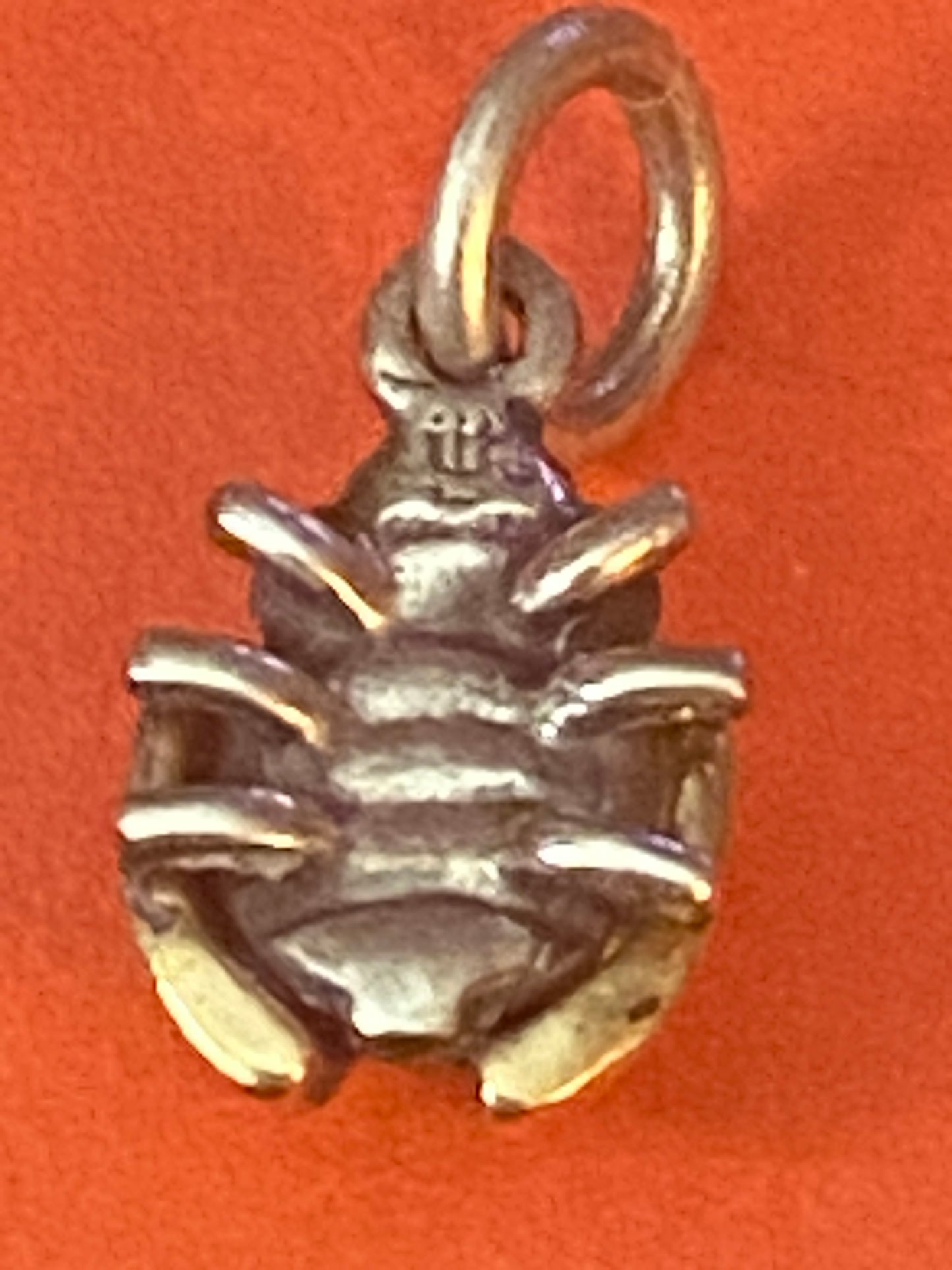 Pre-Owned James Avery Retired & HTF 14k Gold & Silver Ladybug Charm