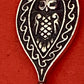 Pre-Owned James Avery Retired Paisley Owl Earrings