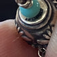 Pre-Owned James Avery Retired Silver Turquoise Tassel Ear Hooks Earrings
