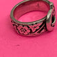 Pre-Owned James Avery Retired Silver Buckle Ring Size 7