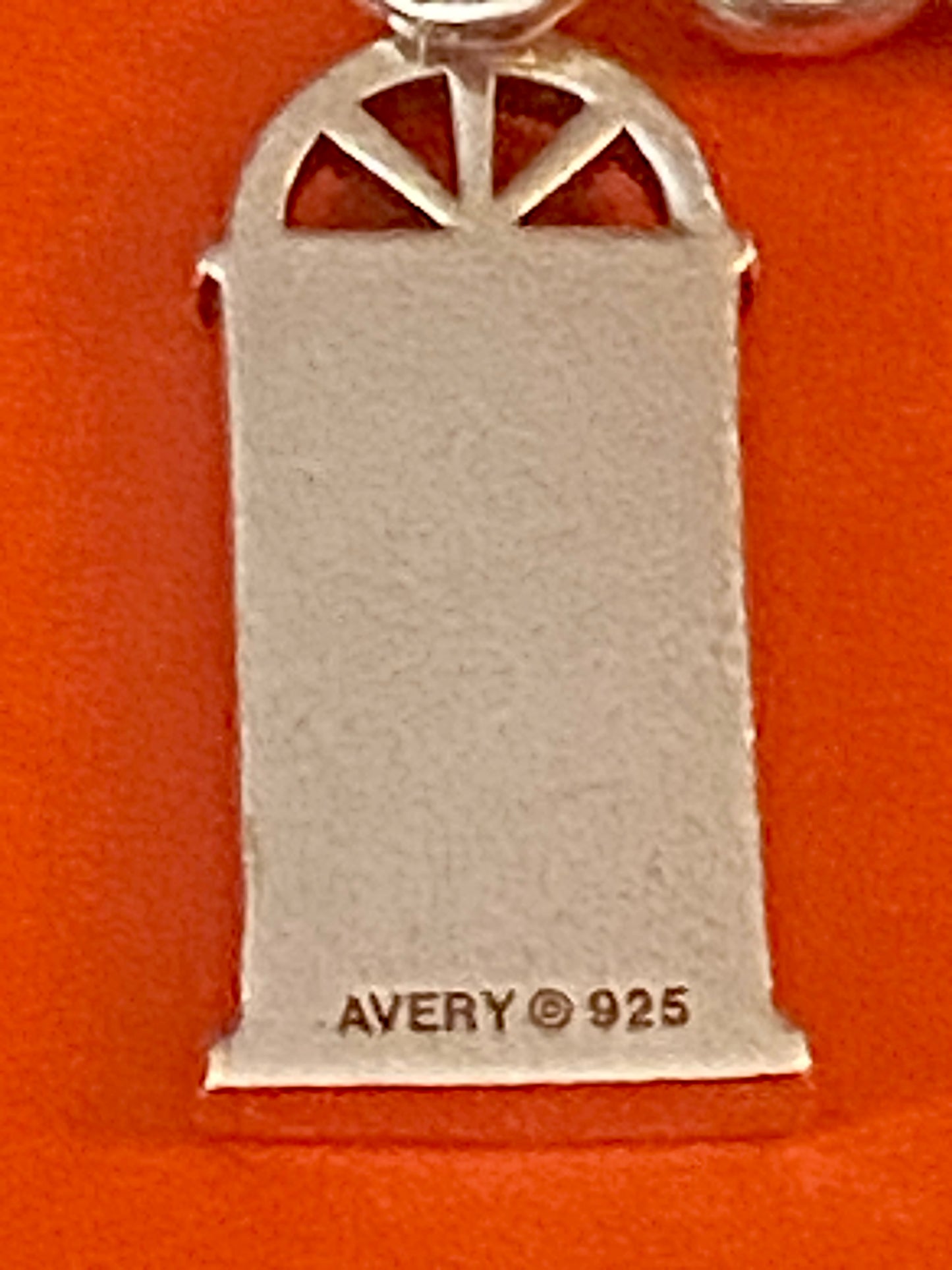 Pre-Owned James Avery Retired & HTF Silver WELCOME HOME Door and Key Charm