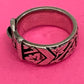 Pre-Owned James Avery Retired Silver Buckle Ring Size 7