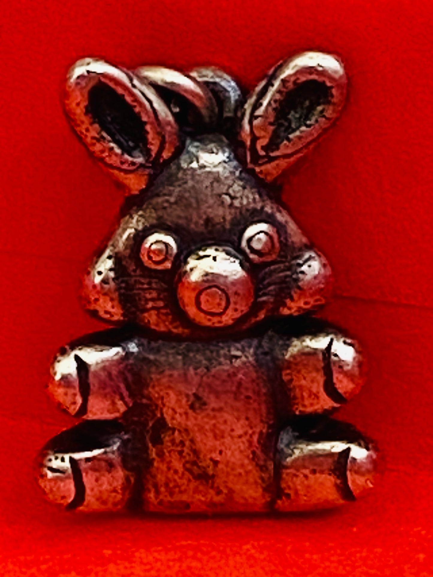 Pre-Owned James Avery Retired Silver 3D Bunny Charm