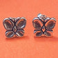 Pre-Owned James Avery Retired Silver Butterfly Earrings