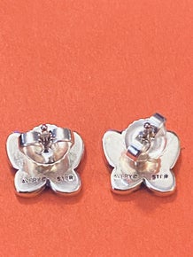 Pre-Owned James Avery Retired Silver Butterfly Earrings