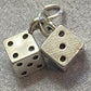 .925 Sterling Silver Dice Charm