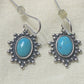 Pre-Owned James Avery Silver Santorini Turquoise Earrings