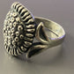 Pre-Owned James Avery Retired Silver Sunflower Size 8