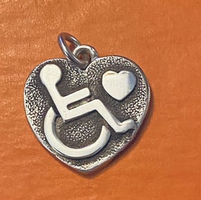 Pre-Owned James Avery Retired Silver Handicap Charm