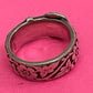 Pre-Owned James Avery Retired Silver Buckle Ring Size 7