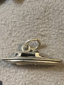 .925 Sterling Silver Boat Charm