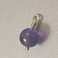 14kt GOLD Handmade Amethyst Purple Small Enhancer Beads