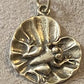 .925 Sterling Silver Frog on Heart Lilly Pad Charm