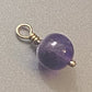 14kt GOLD Handmade Amethyst Purple Small Enhancer Beads