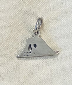 Pre-Owned James Avery Retired Silver Yoga Charm