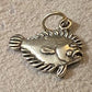 .925 Sterling Silver Fish Charm