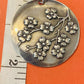 Pre-Owned James Avery Retired & HTF Silver Large Cherry Blossom Floral Pendant