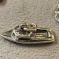 .925 Sterling Silver Boat Charm