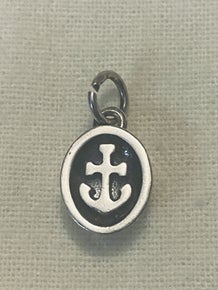 Pre-Owned James Avery Retired Silver Shadowbox Anchor Charm