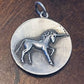 Pre-Owned James Avery Retired Silver Sculpted Unicorn Pendant