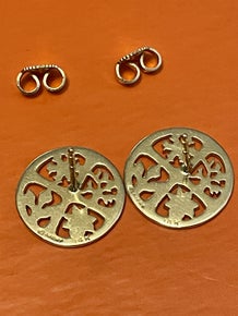 Pre-Owned James Avery 14k Gold Retired Four Seasons Earrings