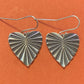 Pre-Owned James Avery Retired Silver Ava Heart Earrings